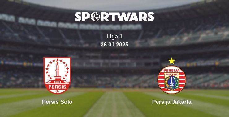 Persis Solo — Persija Jakarta дивитись онлайн пряму трансляцію, 26.01.2025