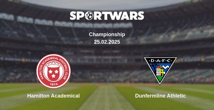 Hamilton Academical — Dunfermline Athletic дивитись онлайн пряму трансляцію, 25.02.2025