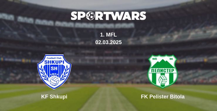 KF Shkupi — FK Pelister Bitola дивитись онлайн пряму трансляцію, 02.03.2025