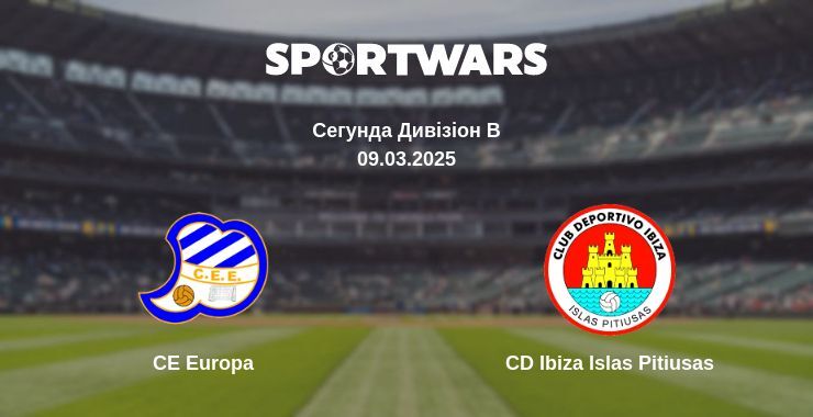 CE Europa — CD Ibiza Islas Pitiusas дивитись онлайн пряму трансляцію, 09.03.2025