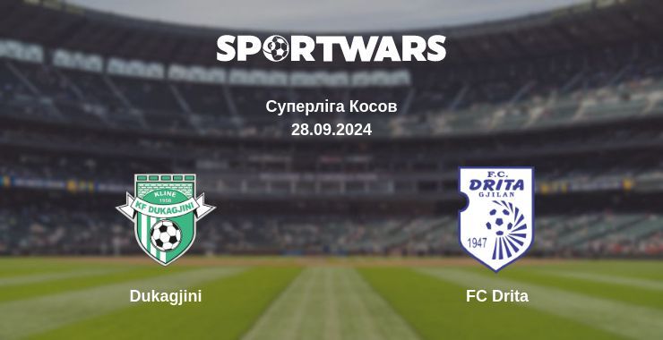 Dukagjini — FC Drita дивитись онлайн безкоштовно 28.09.2024