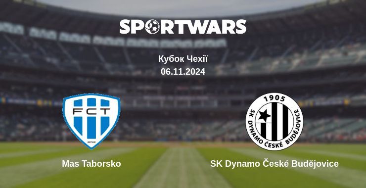 Результат матчу Mas Taborsko — SK Dynamo České Budějovice, 06.11.2024