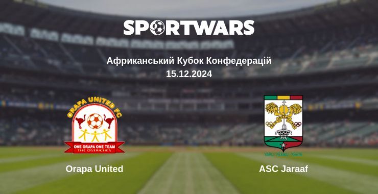 Orapa United — ASC Jaraaf дивитись онлайн безкоштовно 15.12.2024