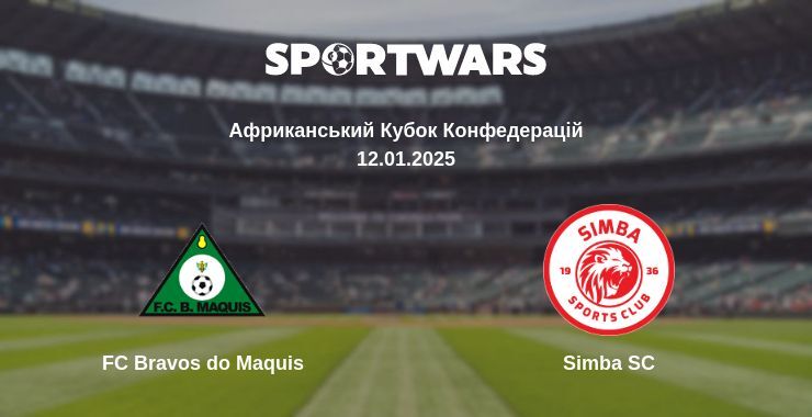 FC Bravos do Maquis — Simba SC дивитись онлайн пряму трансляцію, 12.01.2025