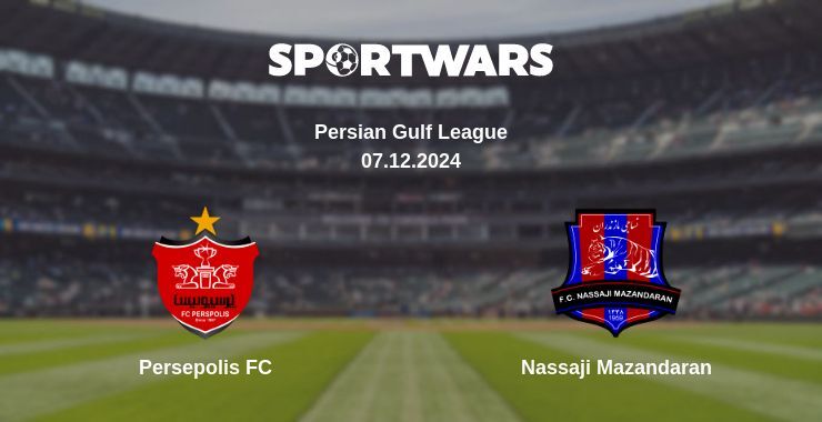 Persepolis FC — Nassaji Mazandaran дивитись онлайн безкоштовно 07.12.2024