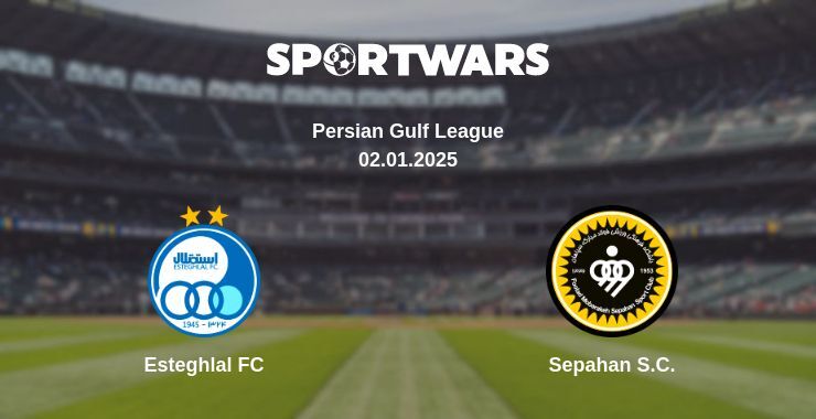 Esteghlal FC — Sepahan S.C. дивитись онлайн пряму трансляцію, 02.01.2025