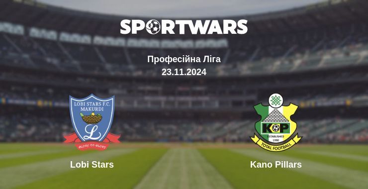 Lobi Stars — Kano Pillars дивитись онлайн безкоштовно 23.11.2024