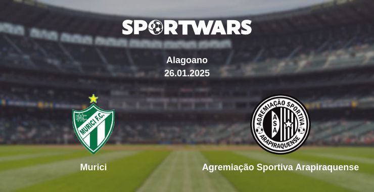 Murici — Agremiação Sportiva Arapiraquense дивитись онлайн пряму трансляцію, 26.01.2025