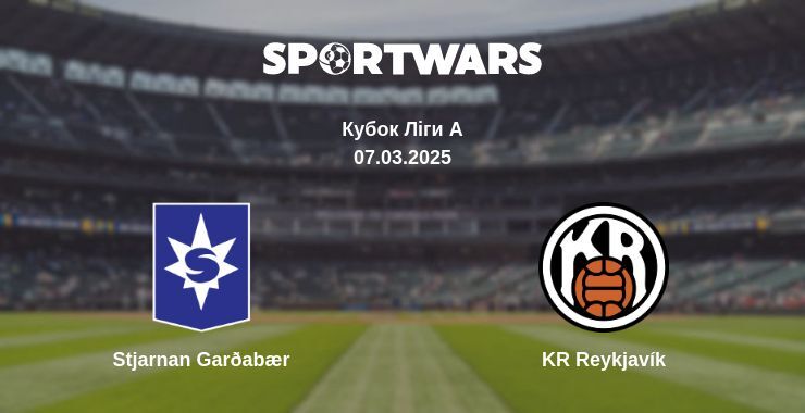 Stjarnan Garðabær — KR Reykjavík дивитись онлайн пряму трансляцію, 07.03.2025