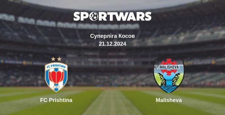 Результат матчу FC Prishtina — Malisheva, 21.12.2024