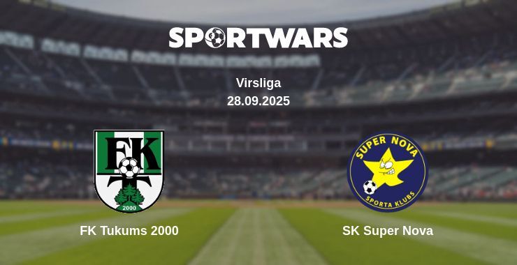 FK Tukums 2000 - SK Super Nova дивитись онлайн пряму трансляцію