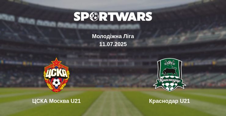ЦСКА Москва U21 - Краснодар U21 дивитись онлайн пряму трансляцію