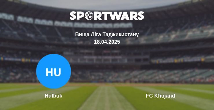 Hulbuk - FC Khujand дивитись онлайн пряму трансляцію
