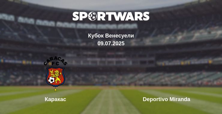 Каракас - Deportivo Miranda дивитись онлайн пряму трансляцію