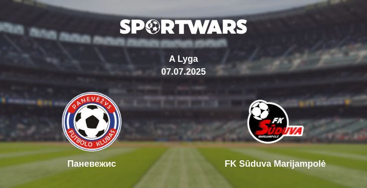 Паневежис - FK Sūduva Marijampolė дивитись онлайн пряму трансляцію