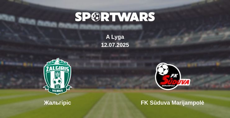 Жальгіріс - FK Sūduva Marijampolė дивитись онлайн пряму трансляцію